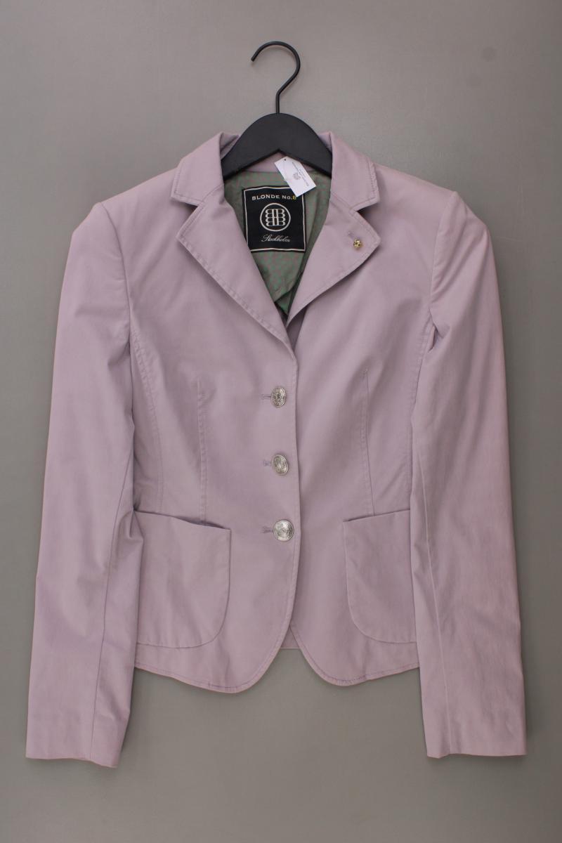 Blonde Nr. 8 Classic Blazer Gr. 36 lila aus Baumwolle