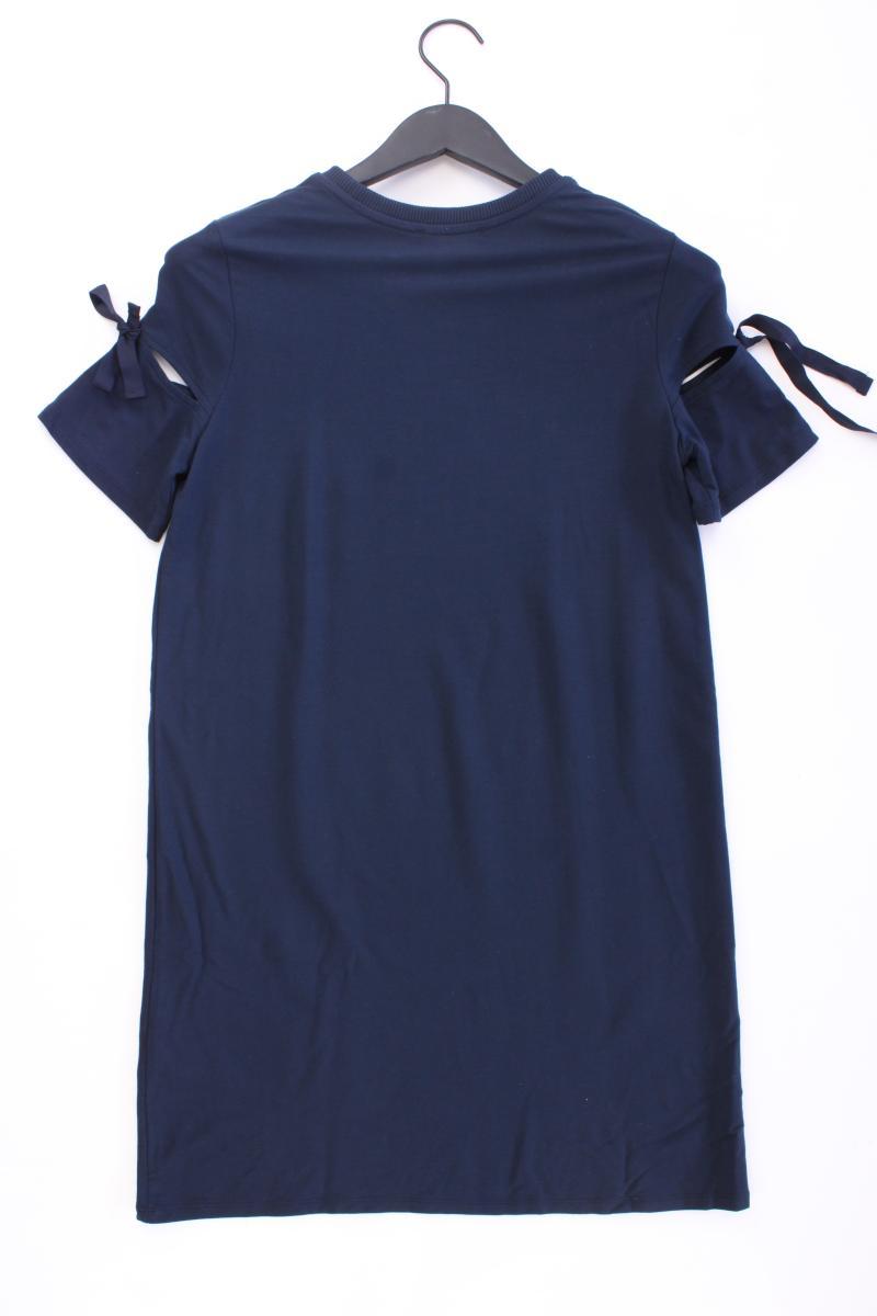 edc by Esprit Jerseykleid Gr. M neuwertig Kurzarm blau aus Viskose