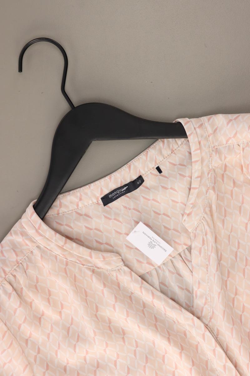 Manguun Regular Bluse Gr. 42 3/4 Ärmel rosa aus Polyester