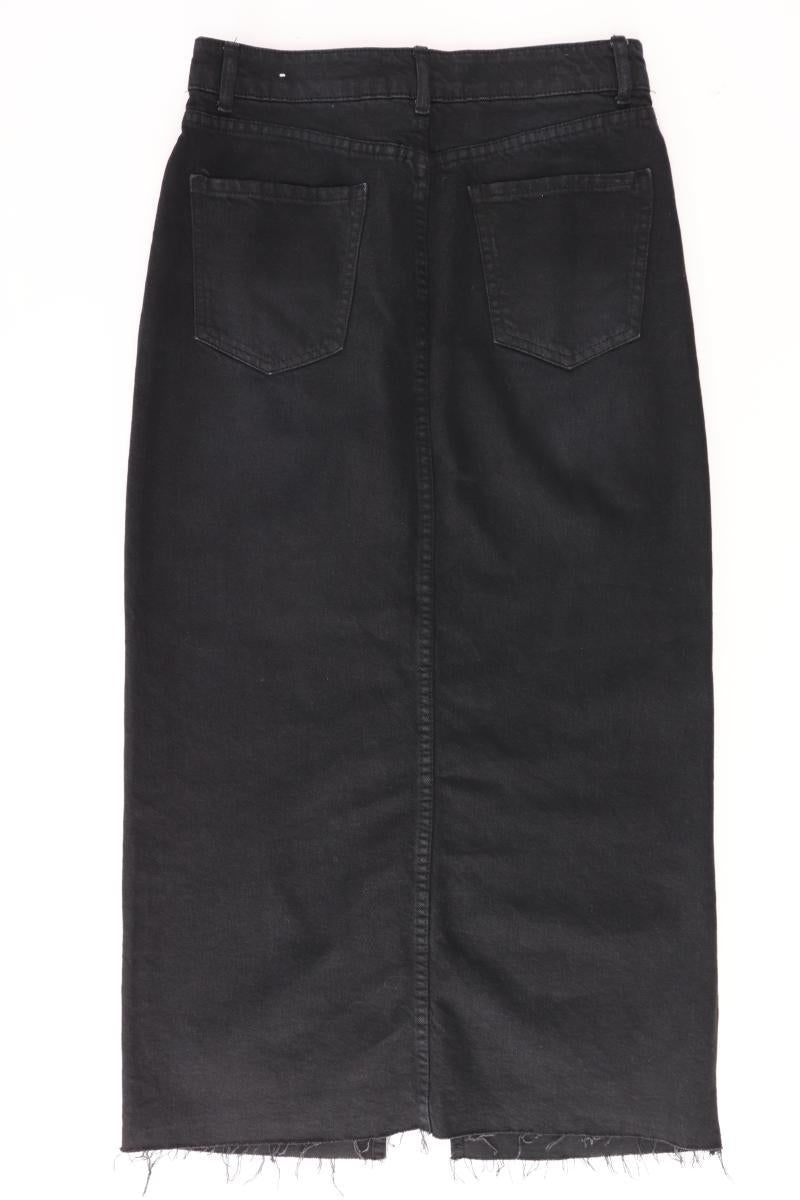 Bershka Jeansrock Gr. 36 schwarz aus Baumwolle