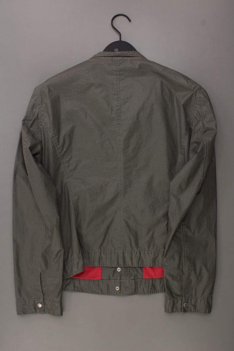 Marc O'Polo Übergangsjacke Gr. 42 grau aus Baumwolle
