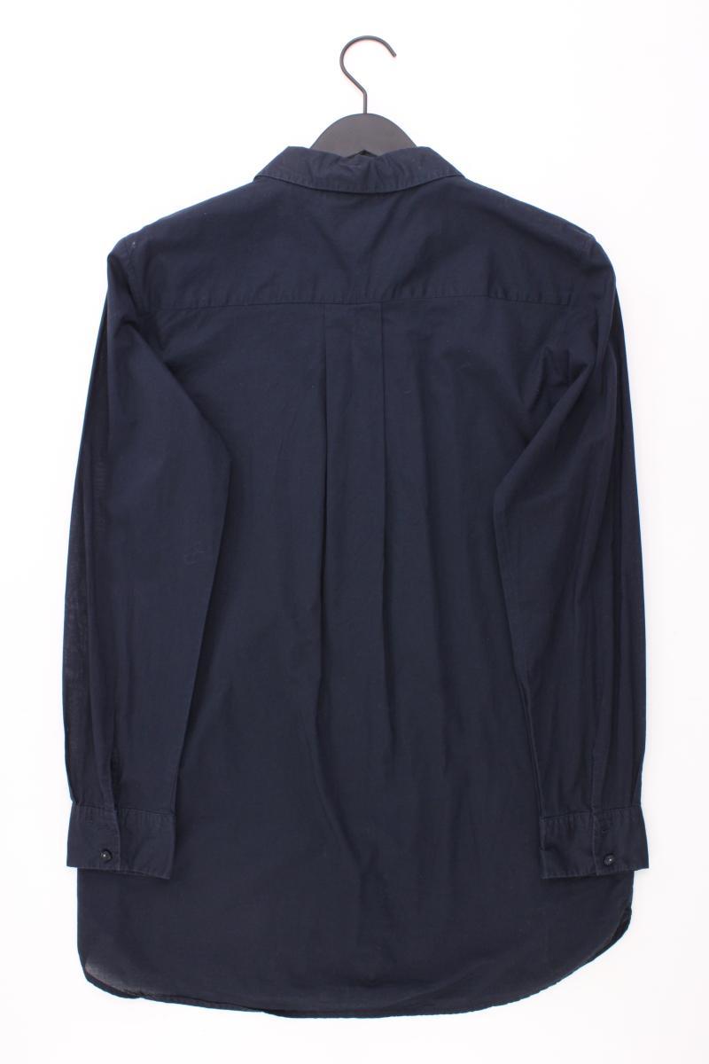 Greystone Langarmbluse Gr. M blau aus Baumwolle