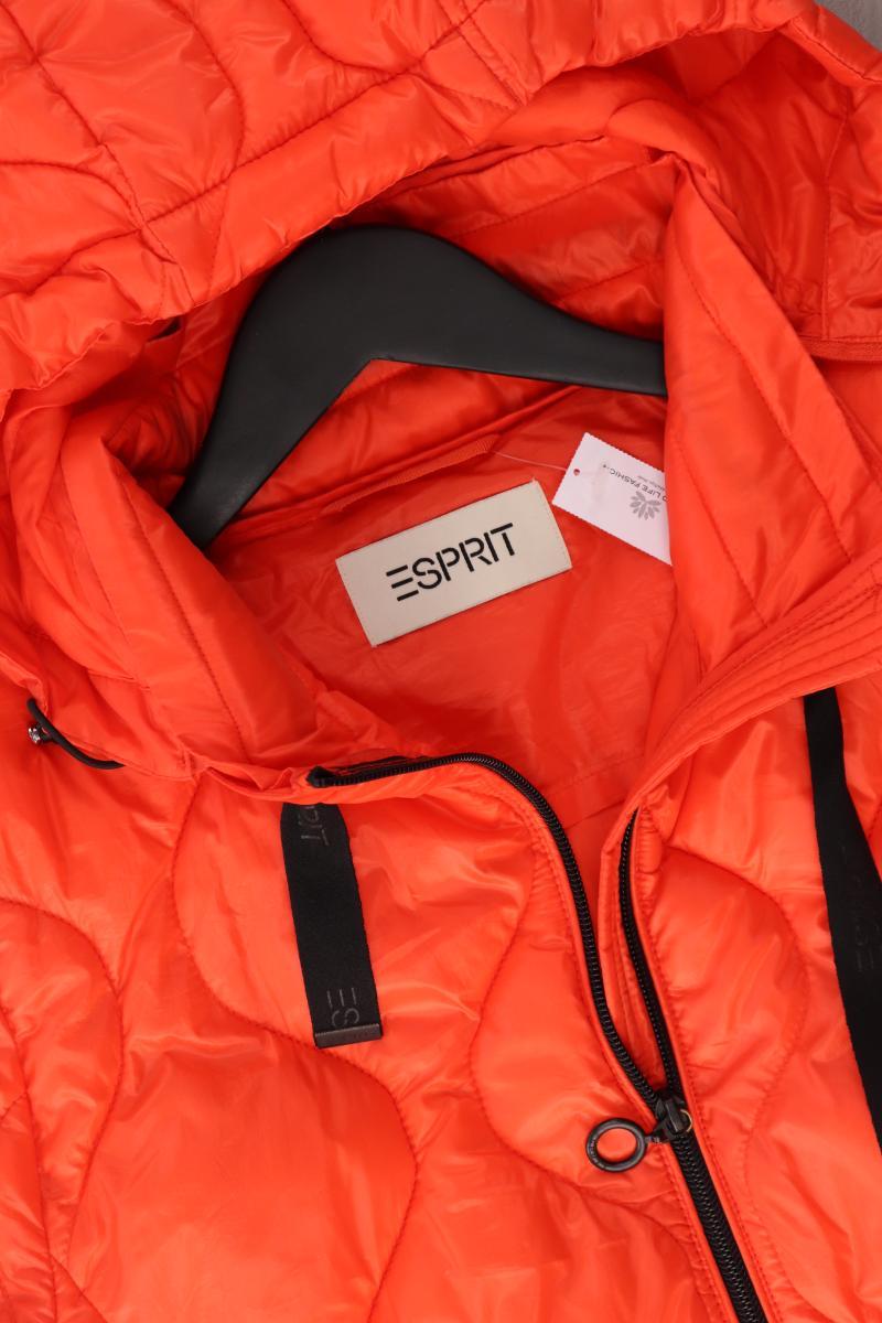 Esprit Winterjacke Gr. L neuwertig orange aus Polyester