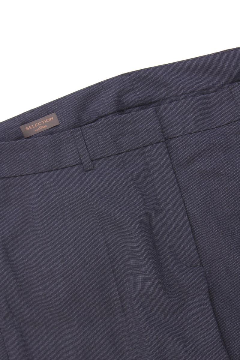 Selection by s.Oliver Anzughose Gr. 42 blau aus Polyester