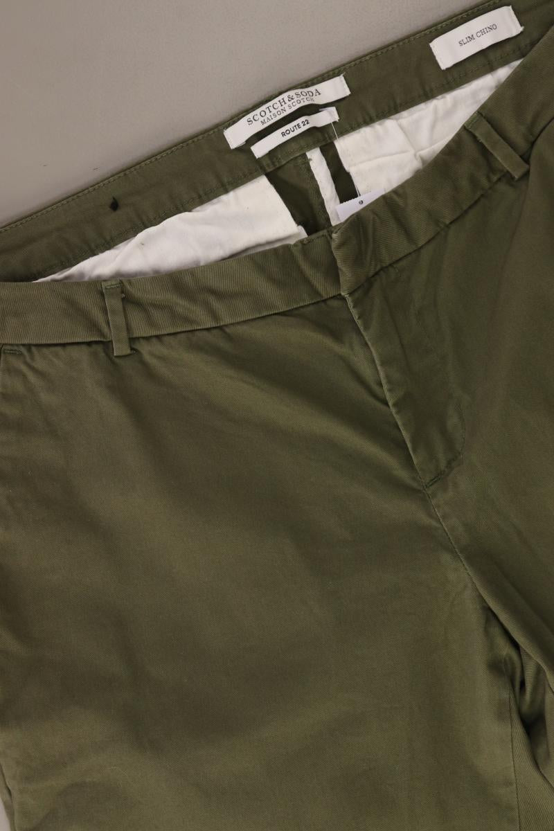 Scotch & Soda Chinohose Gr. W30/L32 olivgrün aus Baumwolle