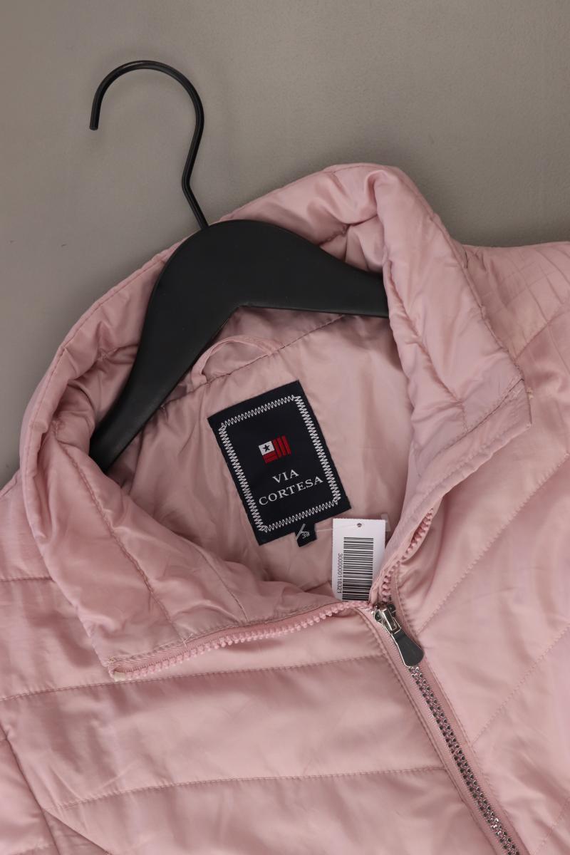 Via Cortesa Übergangsjacke Gr. 38 rosa aus Polyester