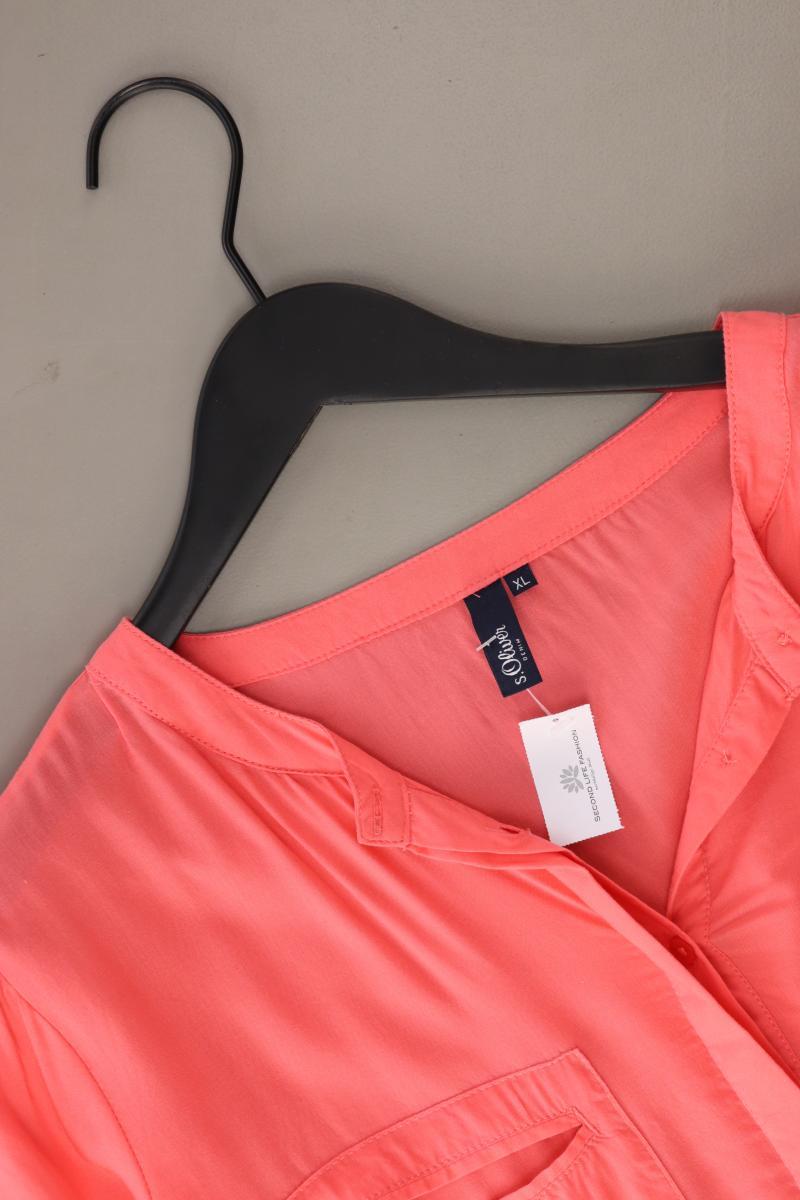 s.Oliver Langarmbluse Gr. XL rosa aus Viskose