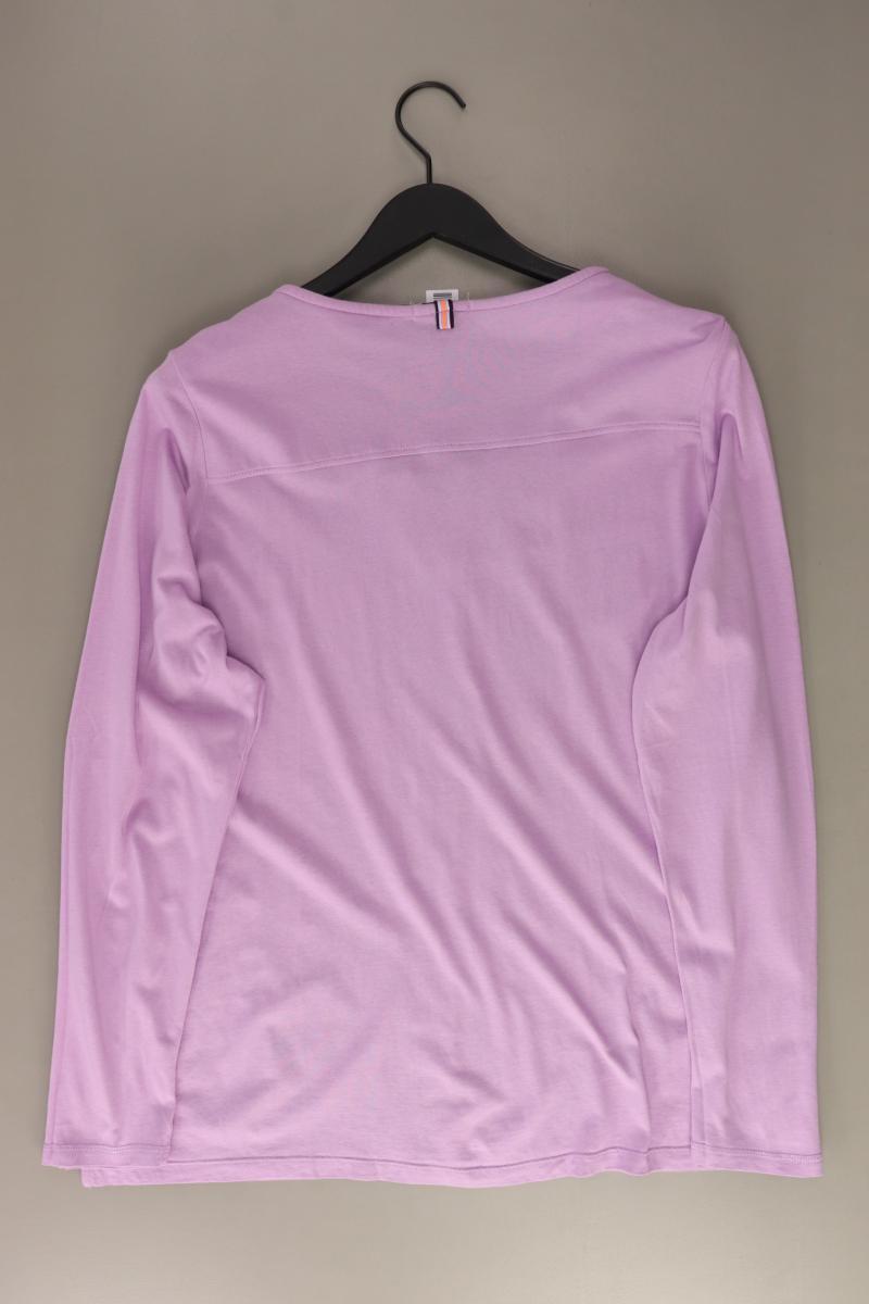 Cecil Shirt mit V-Ausschnitt Gr. XXL Langarm lila aus Baumwolle