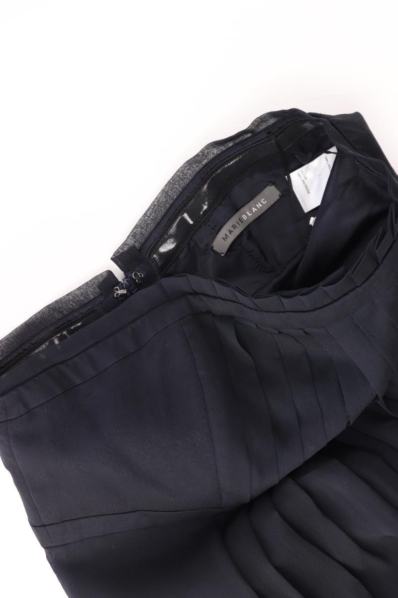 Marie Blanc Bandeaukleid Gr. 38 Ärmellos schwarz aus Polyester