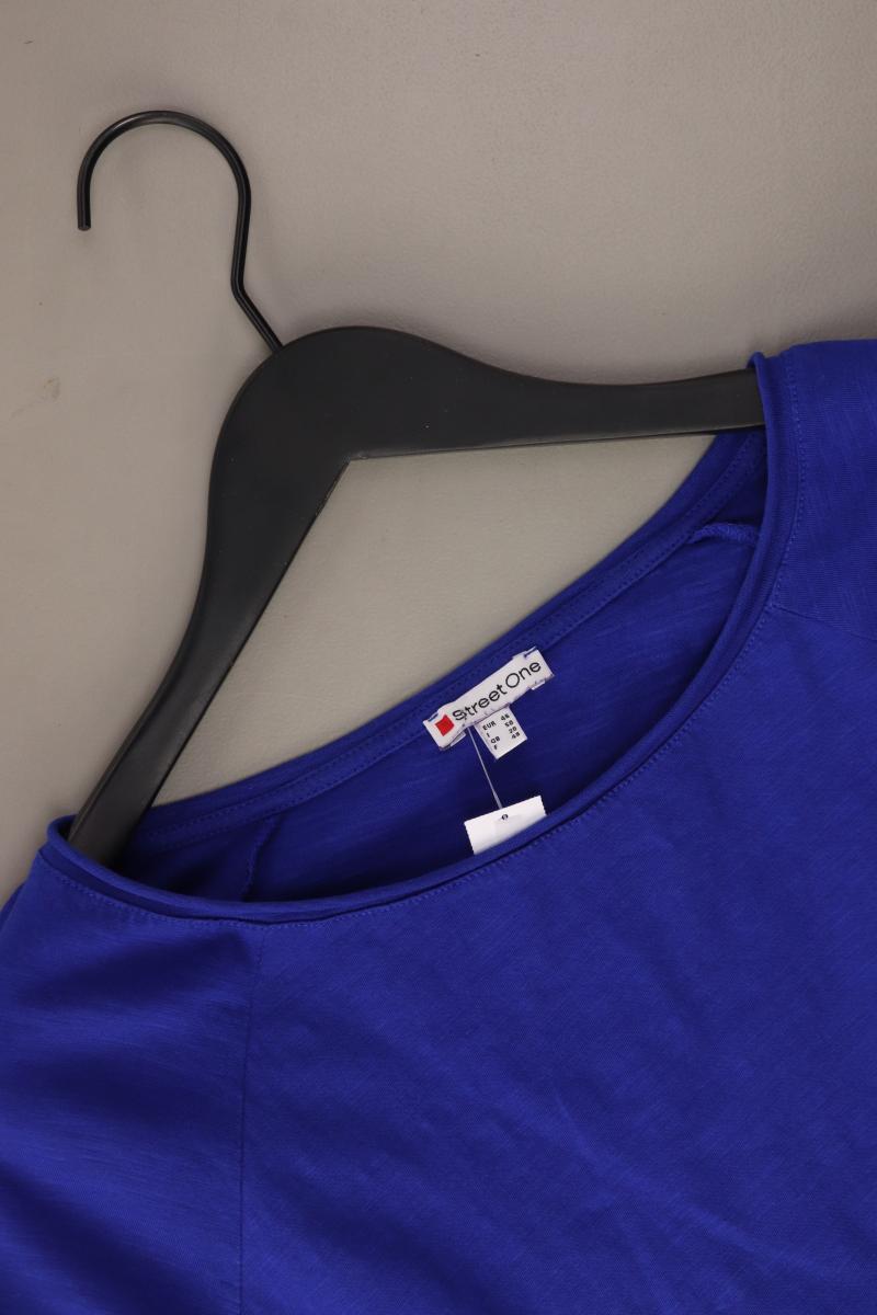 Street One Longsleeve-Shirt Gr. 46 Langarm blau aus Baumwolle
