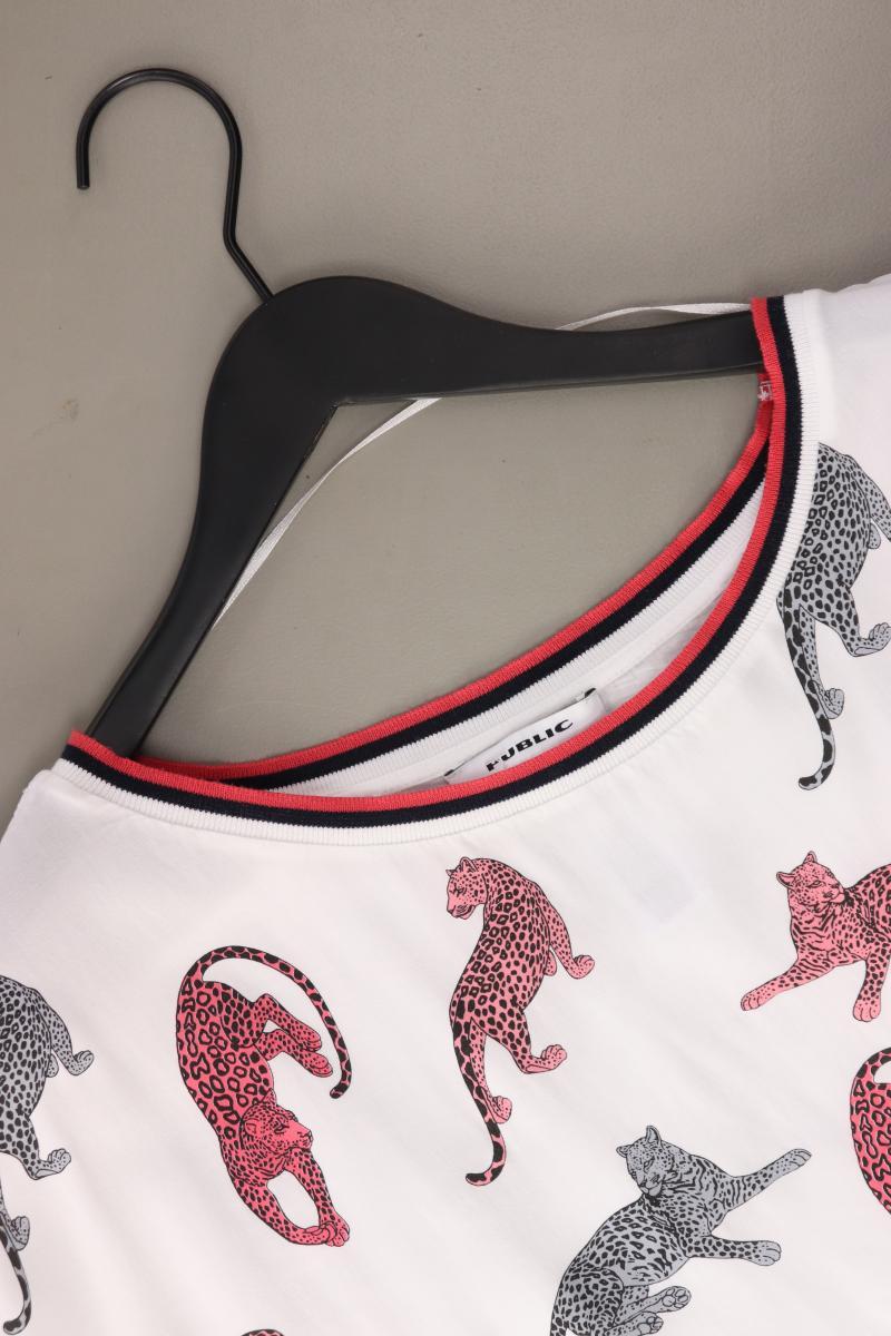 Public Kurzarmbluse Gr. XXL neuwertig weiß aus Baumwolle