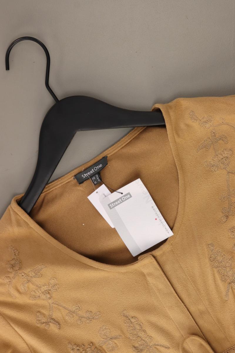 Street One Vintage Fransen Cardigan Gr. 38 neu mit Etikett Langarm braun