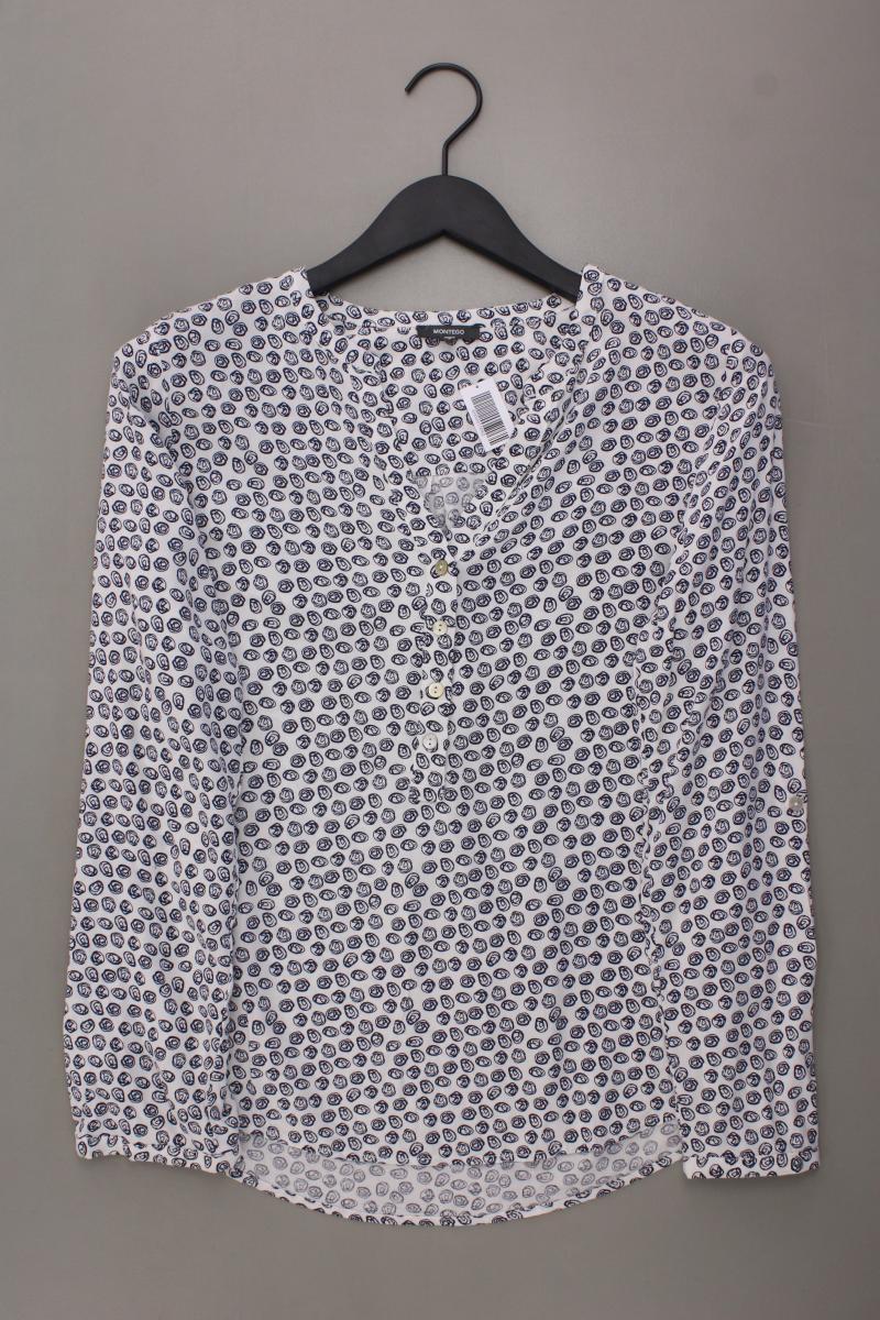 Montego Langarmbluse Gr. 38 blau