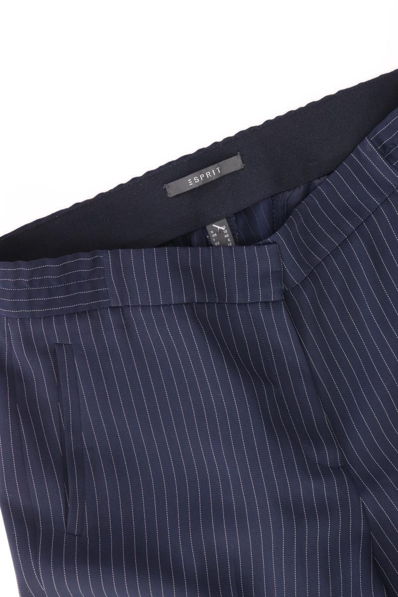 Esprit Stoffhose Gr. 36 gestreift blau aus Polyester