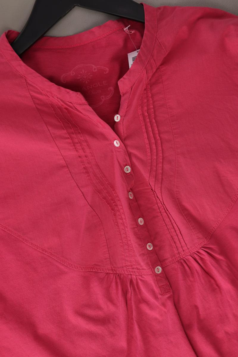 Triangle by s.Oliver Kurzarmbluse Gr. 46 pink aus Baumwolle