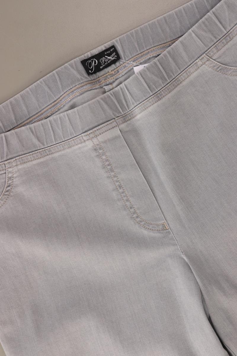 Pioneer Jeggings Gr. Kurzgröße 44 grau aus Baumwolle