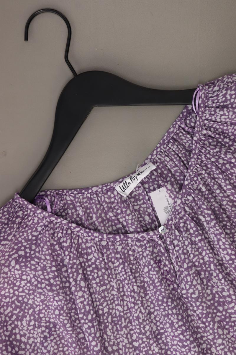 Ulla Popken Regular Bluse Gr. 46/48 3/4 Ärmel lila aus Viskose