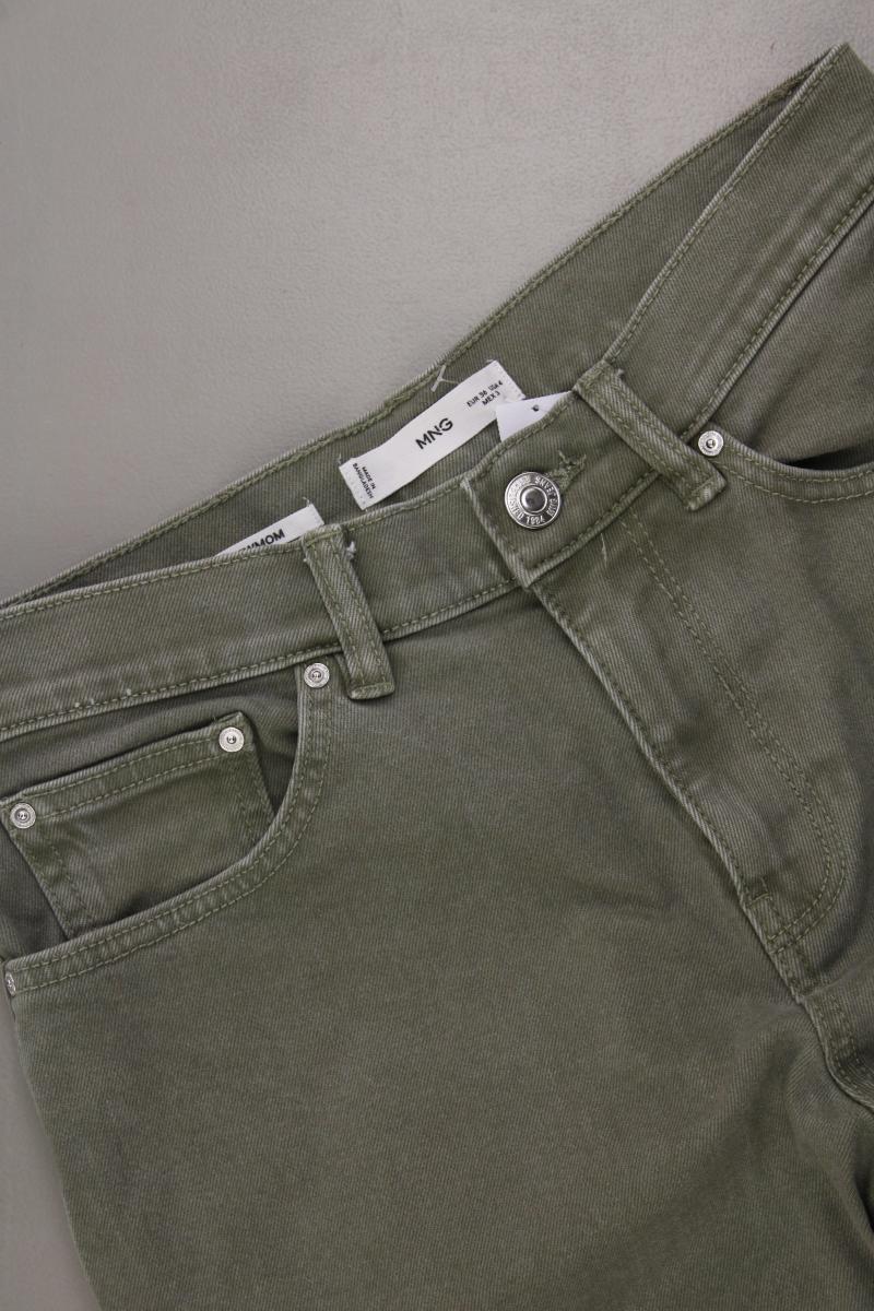 Mango Mom Jeans Gr. 36 neuwertig olivgrün