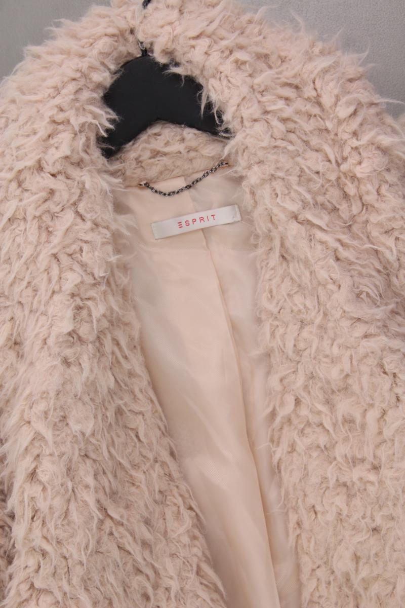 Esprit Kunstfelljacke Gr. M rosa aus Polyester