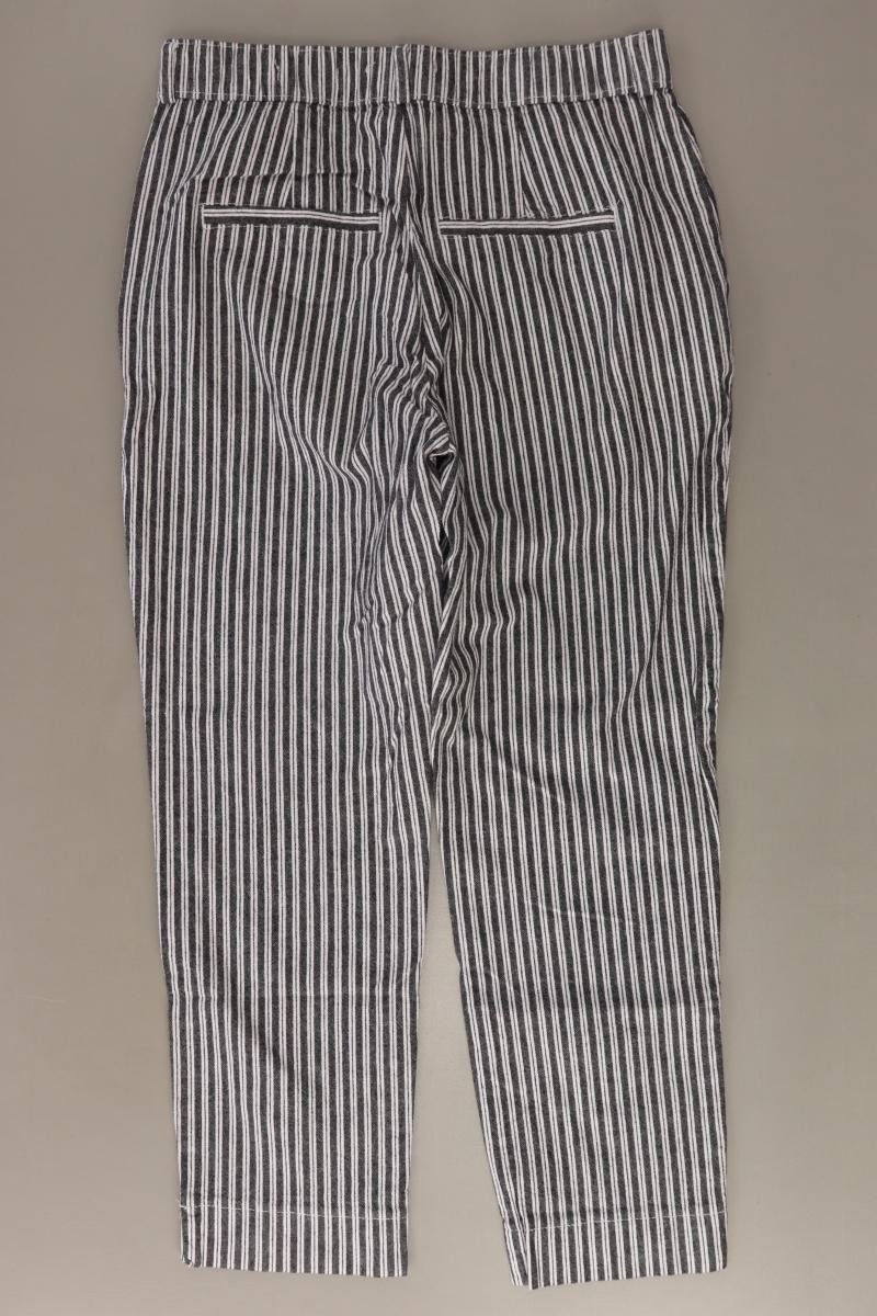 Hollister 7/8 Hose Gr. M gestreift grau aus Baumwolle