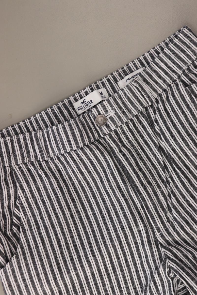 Hollister 7/8 Hose Gr. M gestreift grau aus Baumwolle