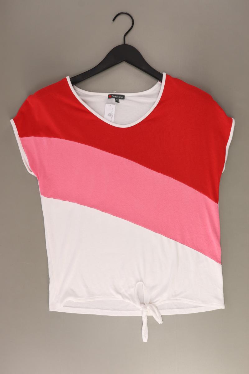Street One T-Shirt Gr. 36 neuwertig Kurzarm mehrfarbig