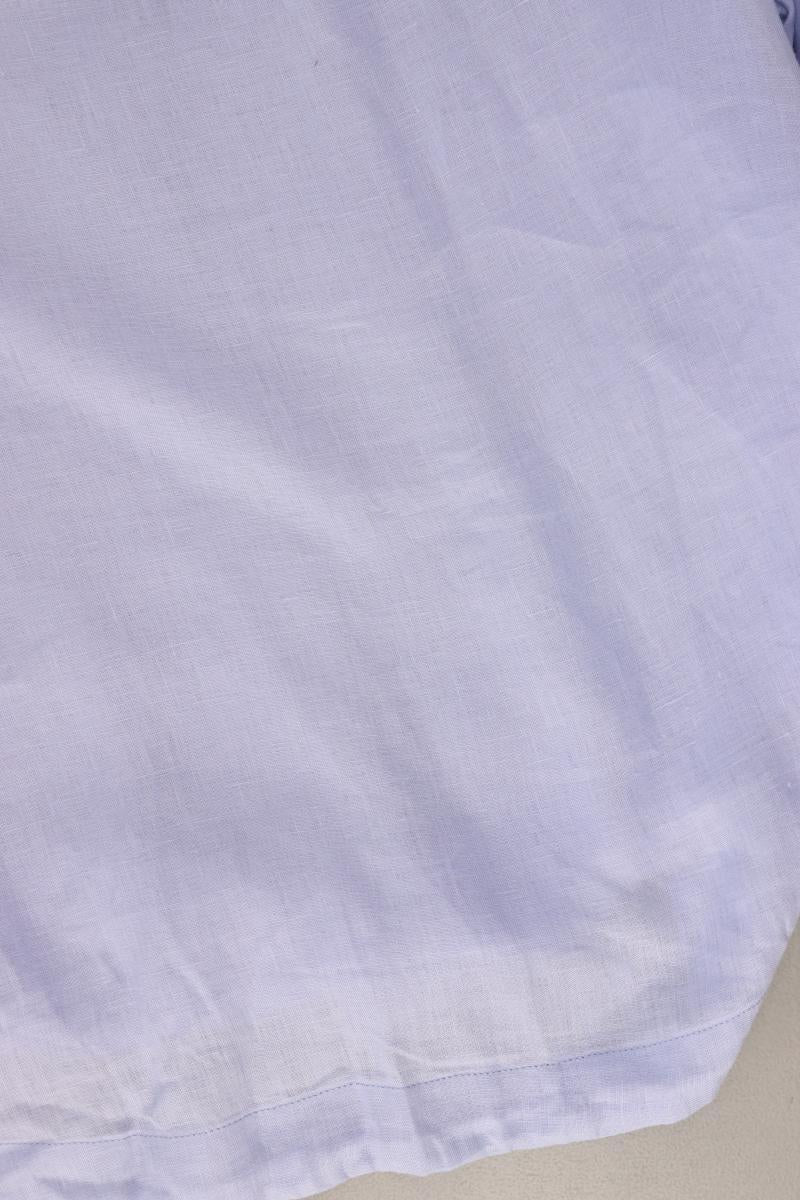 Adagio Leinenbluse Gr. 40 3/4 Ärmel blau