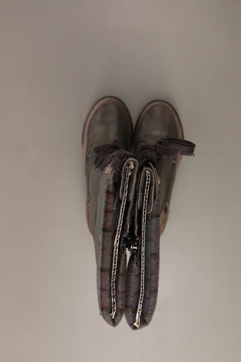 Tamaris High-Heel Stiefel Gr. 37 neuwertig grau