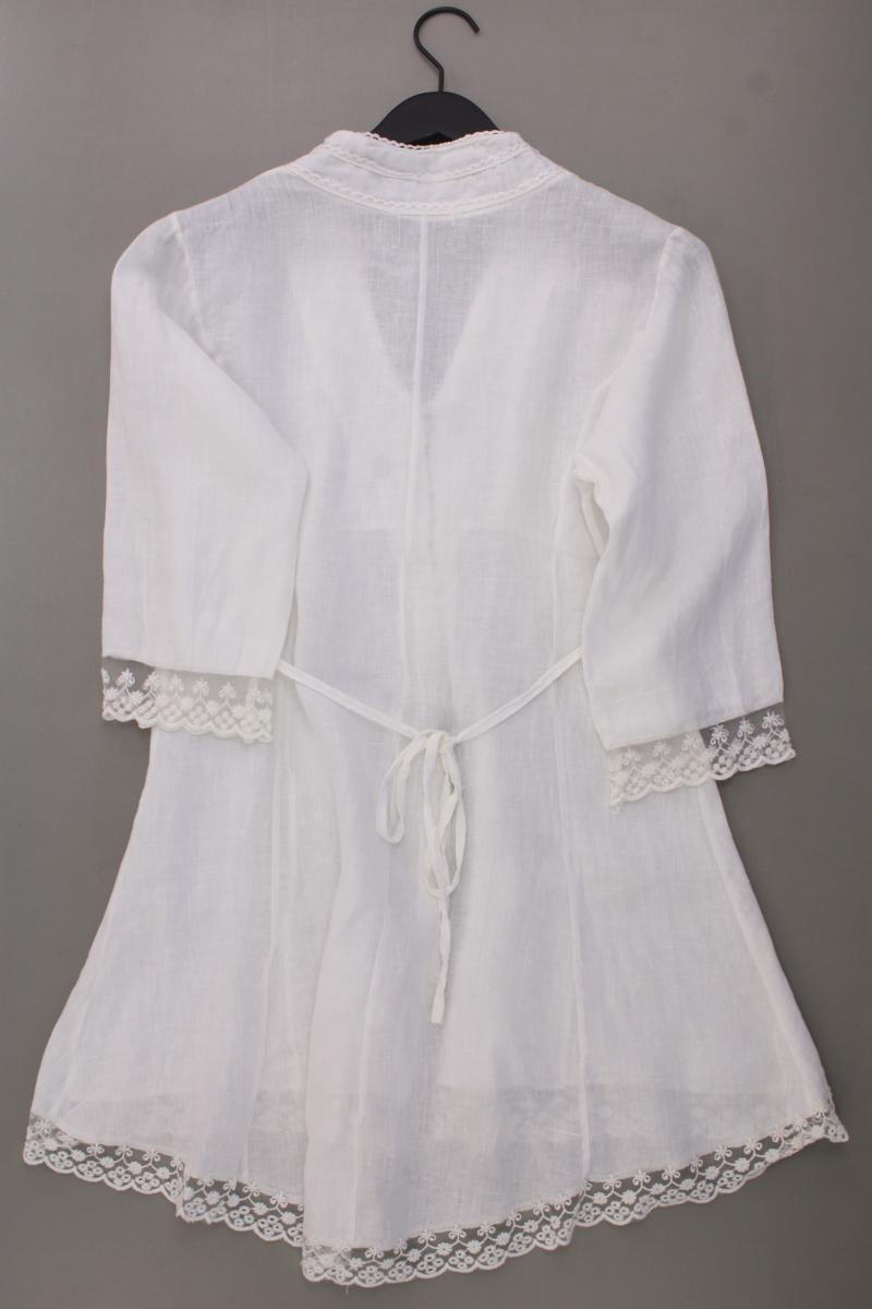 Made in Italy Leinenbluse Gr. M 3/4 Ärmel creme
