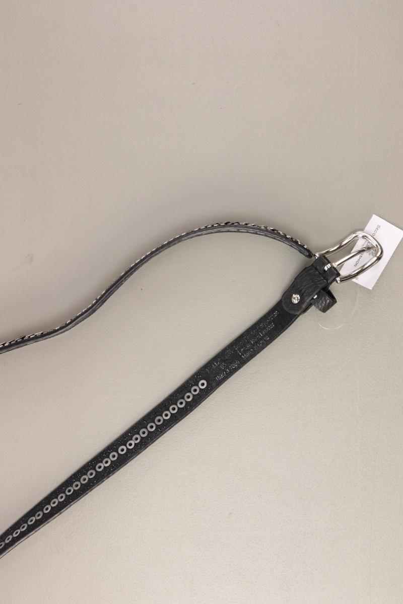 Hallhuber Gürtel Größe 85 schwarz aus Leder