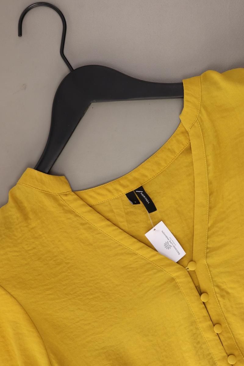 Vero Moda Bluse Gr. S Langarm gelb aus Polyester