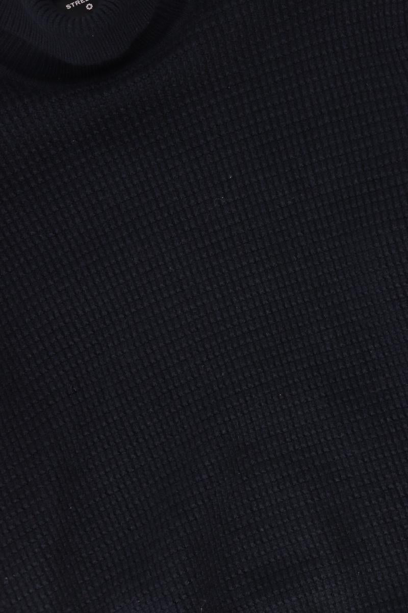 Strellson Rollkragenpullover für Herren Gr. L blau aus Polyacryl