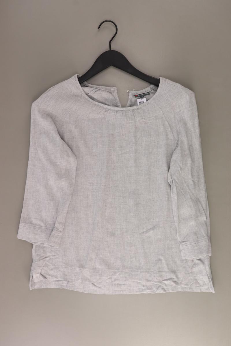 Street One Classic Bluse Gr. 38 3/4 Ärmel grau aus Viskose