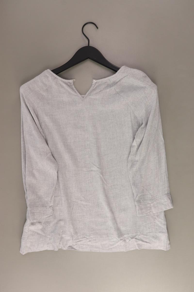 Street One Classic Bluse Gr. 38 3/4 Ärmel grau aus Viskose