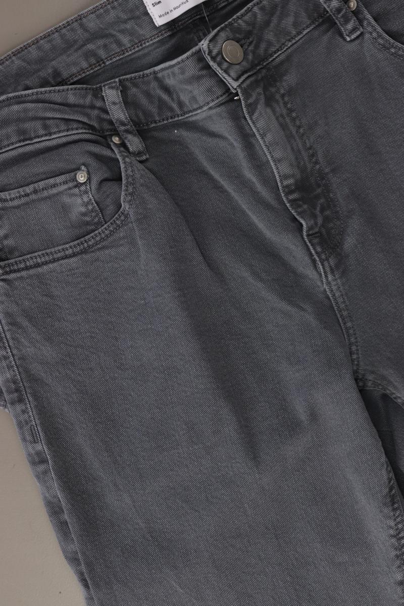 Asos Straight Jeans für Herren Gr. W34 grau aus Baumwolle