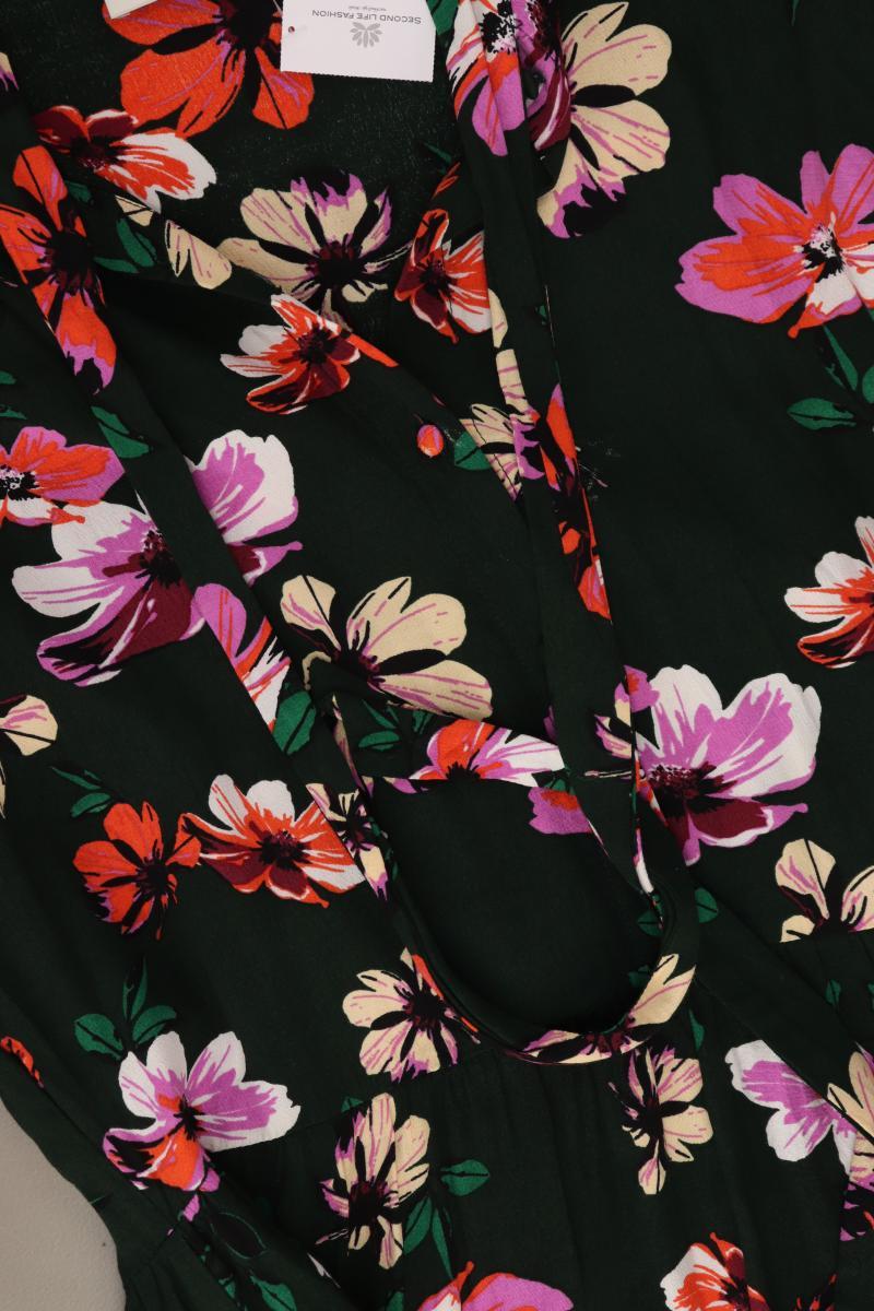 Modström Langarmkleid Gr. L mit Blumenmuster neuwertig mehrfarbig aus Viskose