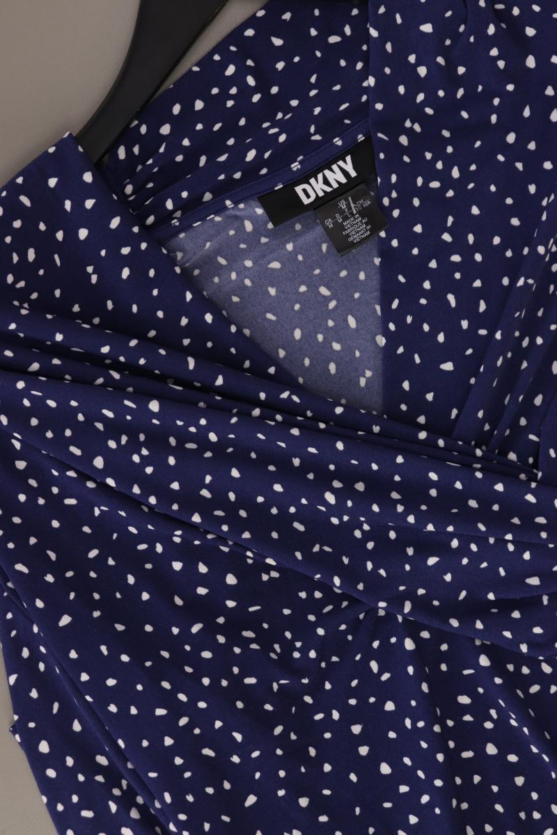 DKNY Langarmbluse Gr. M blau aus Polyester