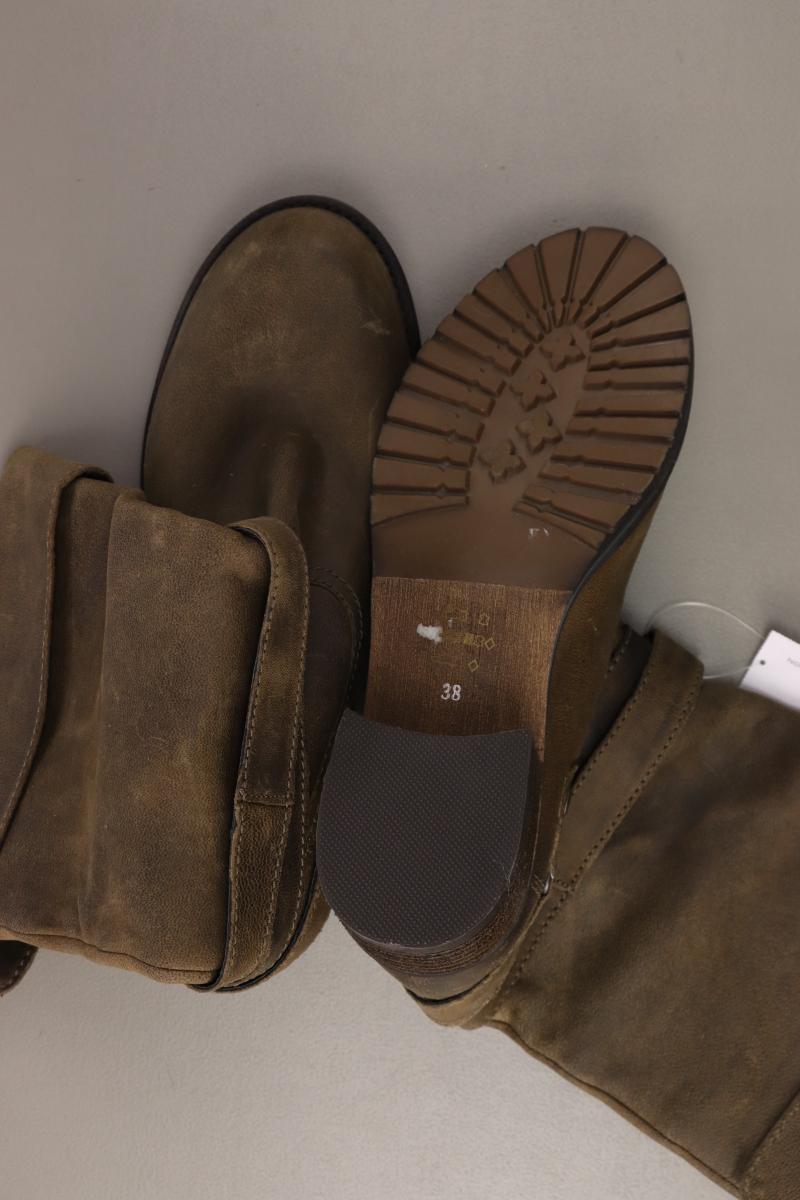 hush puppies Absatzstiefel Gr. 38 neuwertig braun aus Leder