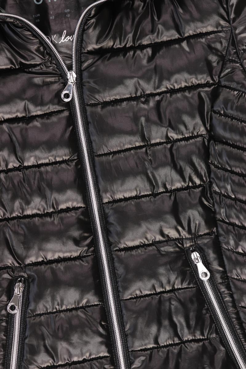 Street One Steppjacke Gr. 38 neuwertig schwarz aus Polyester