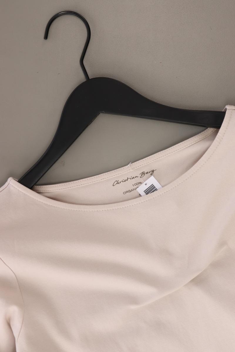 Christian Berg Longsleeve-Shirt Gr. 44 Langarm rosa aus Baumwolle
