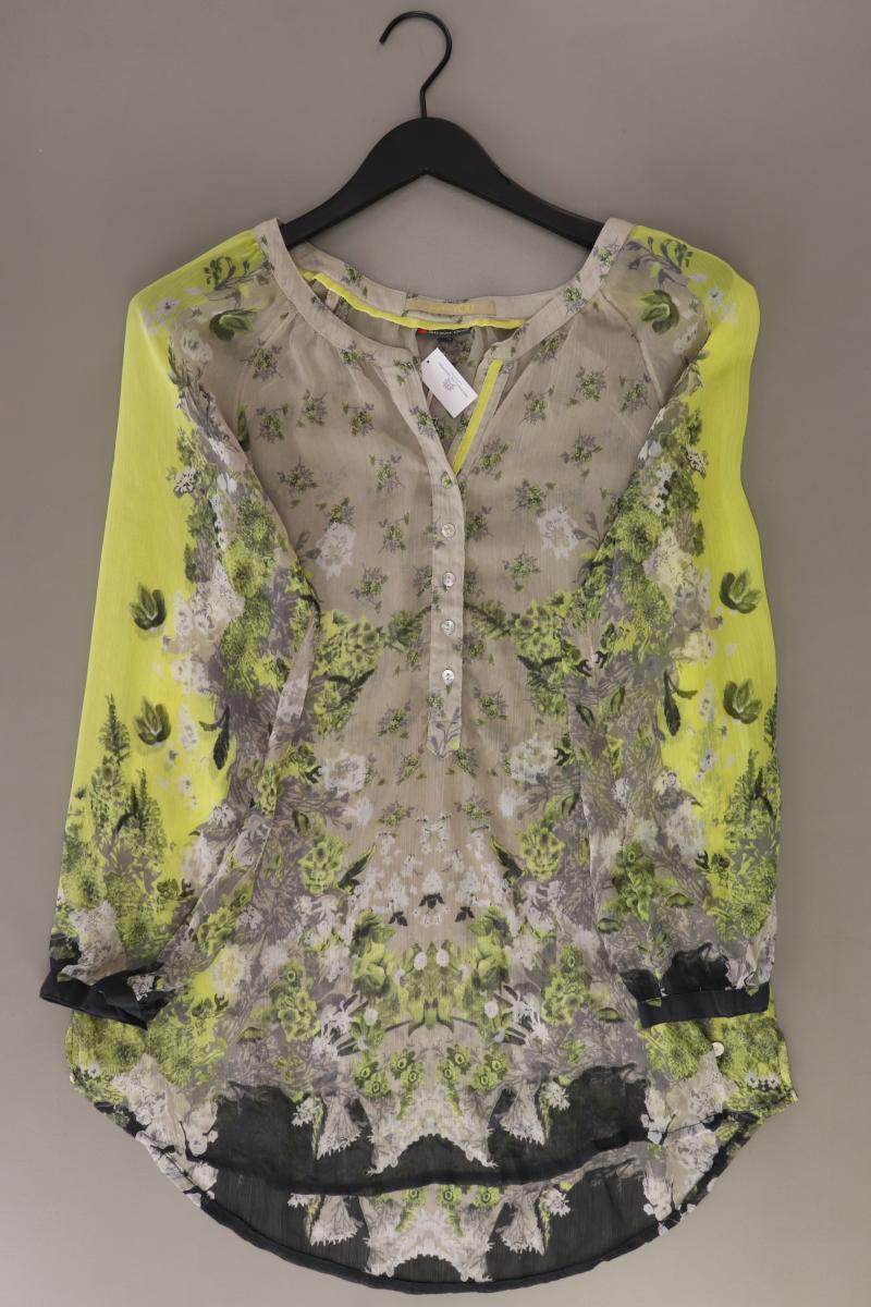 Street One Langarmbluse Gr. 38 mit Blumenmuster gelb aus Polyester