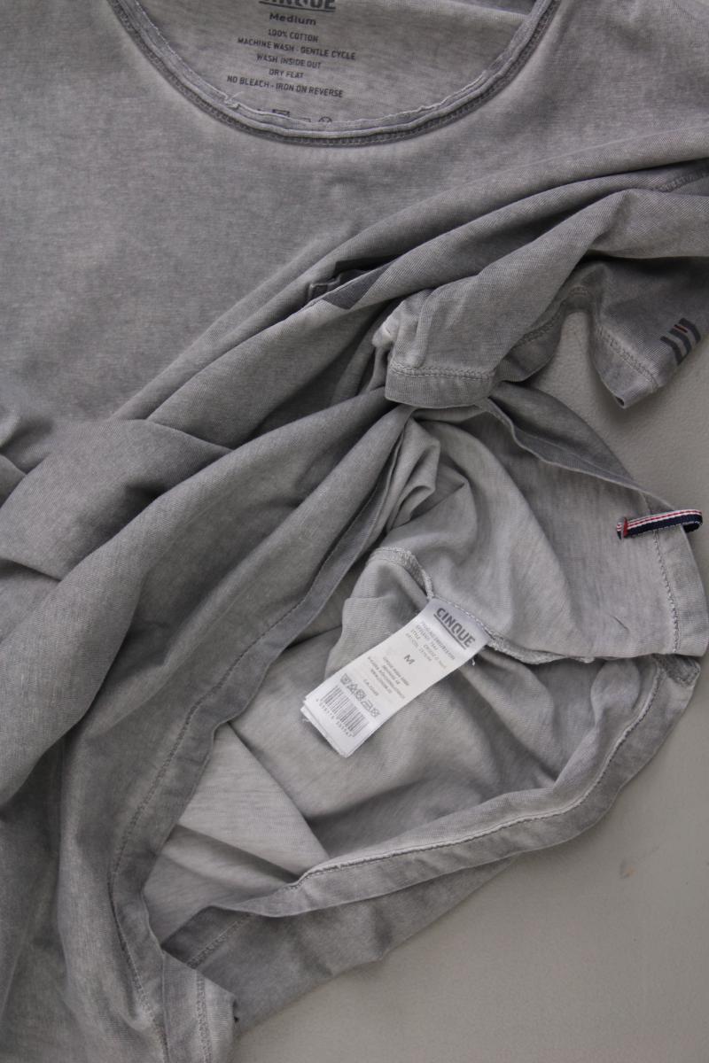 Cinque T-Shirt für Herren Gr. M Kurzarm grau aus Baumwolle
