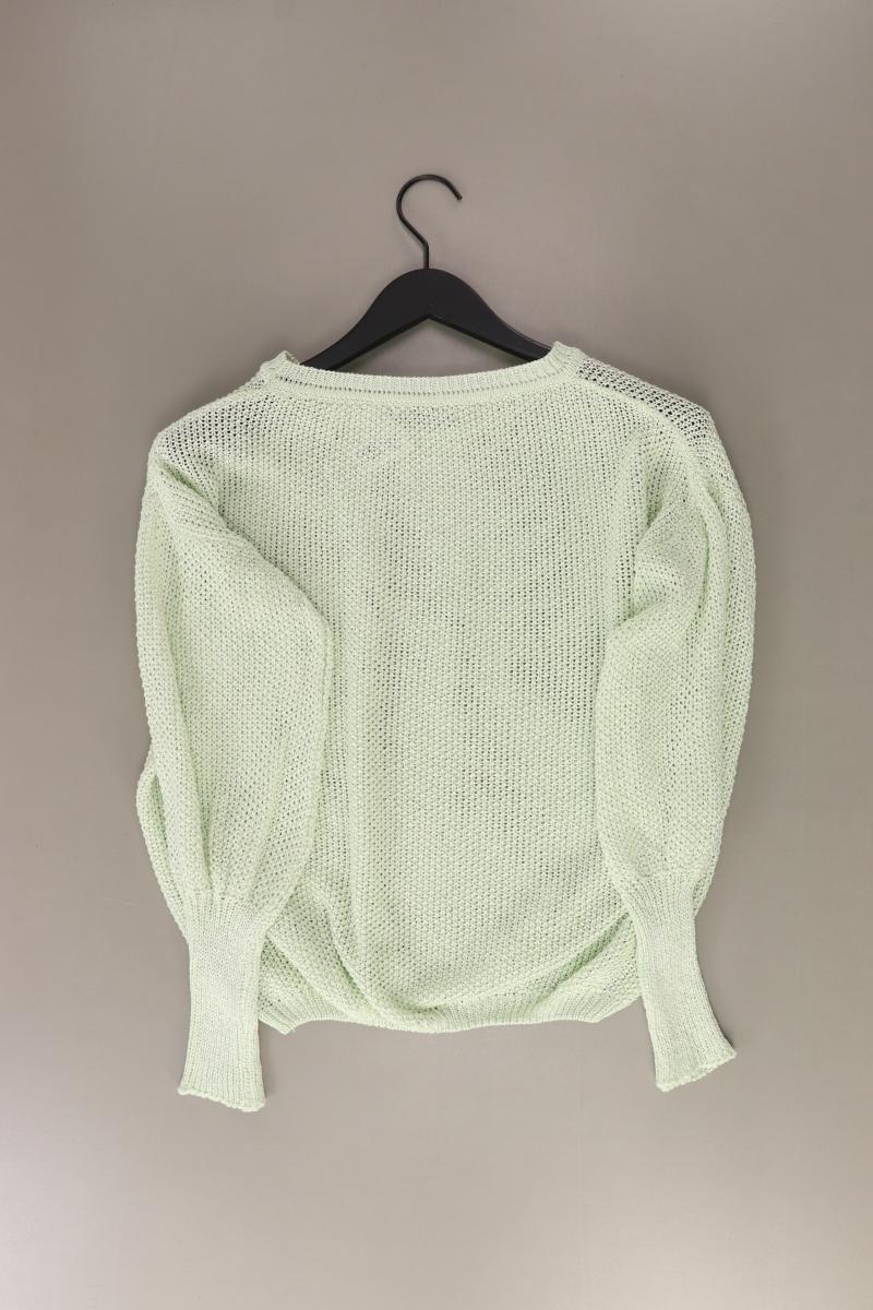 AUST Pullover mit Glitzer Gr. OneSize grün aus Baumwolle