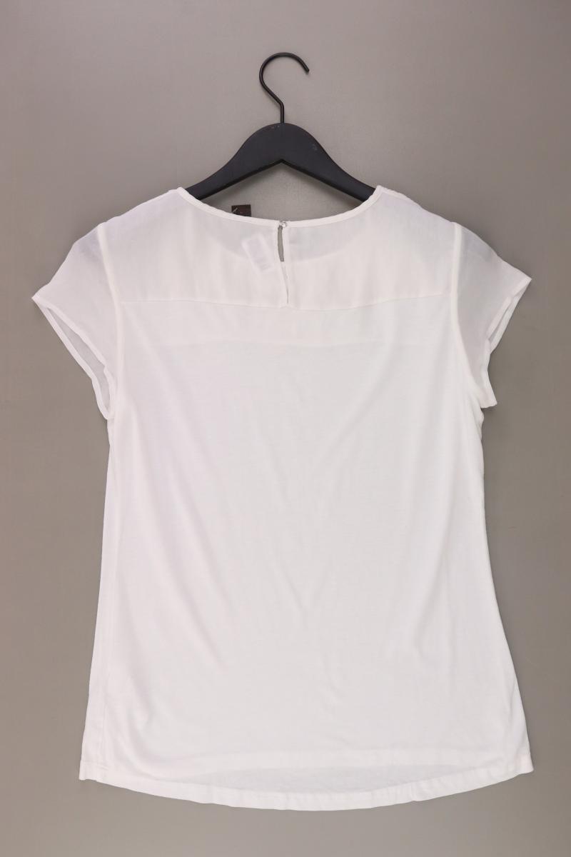 Selection by s.Oliver T-Shirt Gr. 42 Kurzarm weiß aus Lyocell