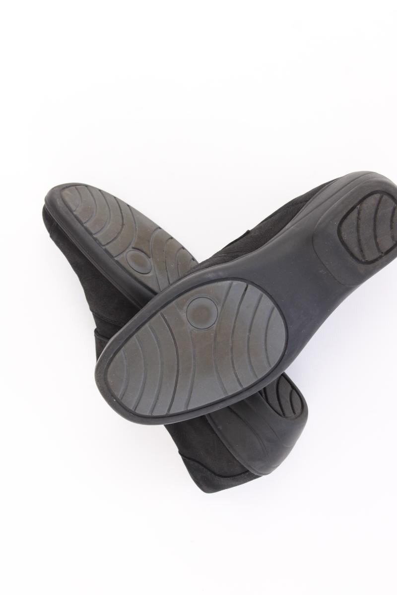 Turm-Schuhe Halbschuhe Gr. 38 schwarz aus Leder