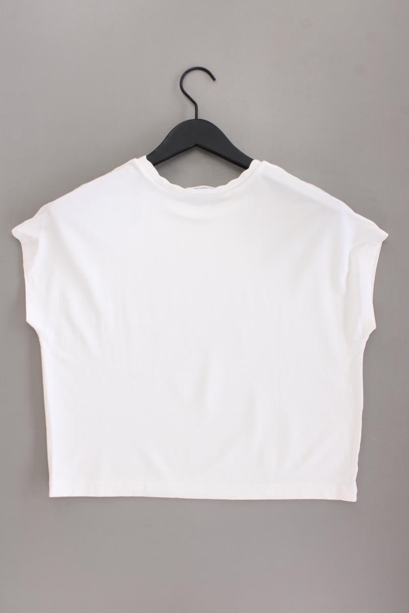 Opus T-Shirt Gr. 38 Kurzarm creme