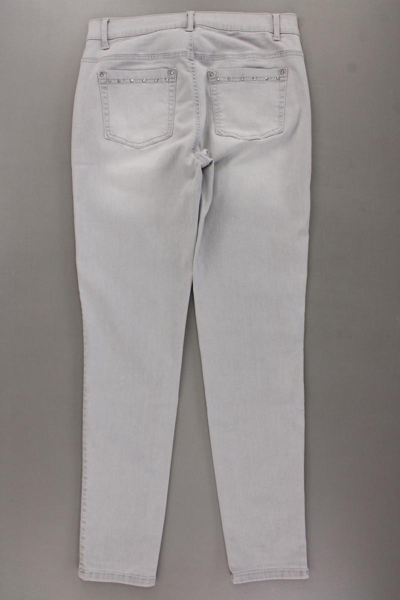 Skinny Jeans Gr. 38 grau aus Baumwolle