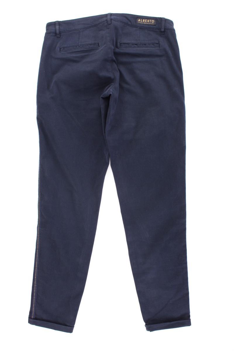 Alberto Hose Gr. 36 blau aus Baumwolle
