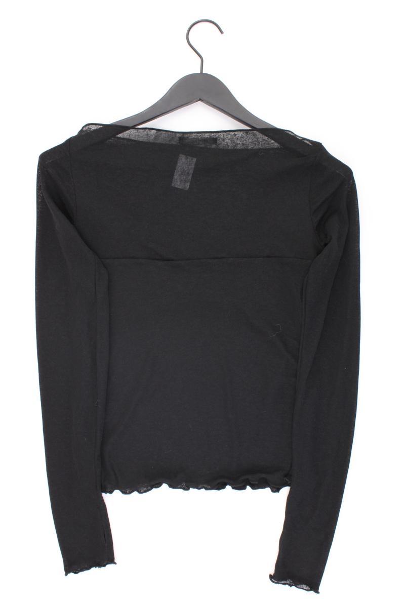 ginatricot Mesh Shirt Gr. M Langarm schwarz aus Polyester