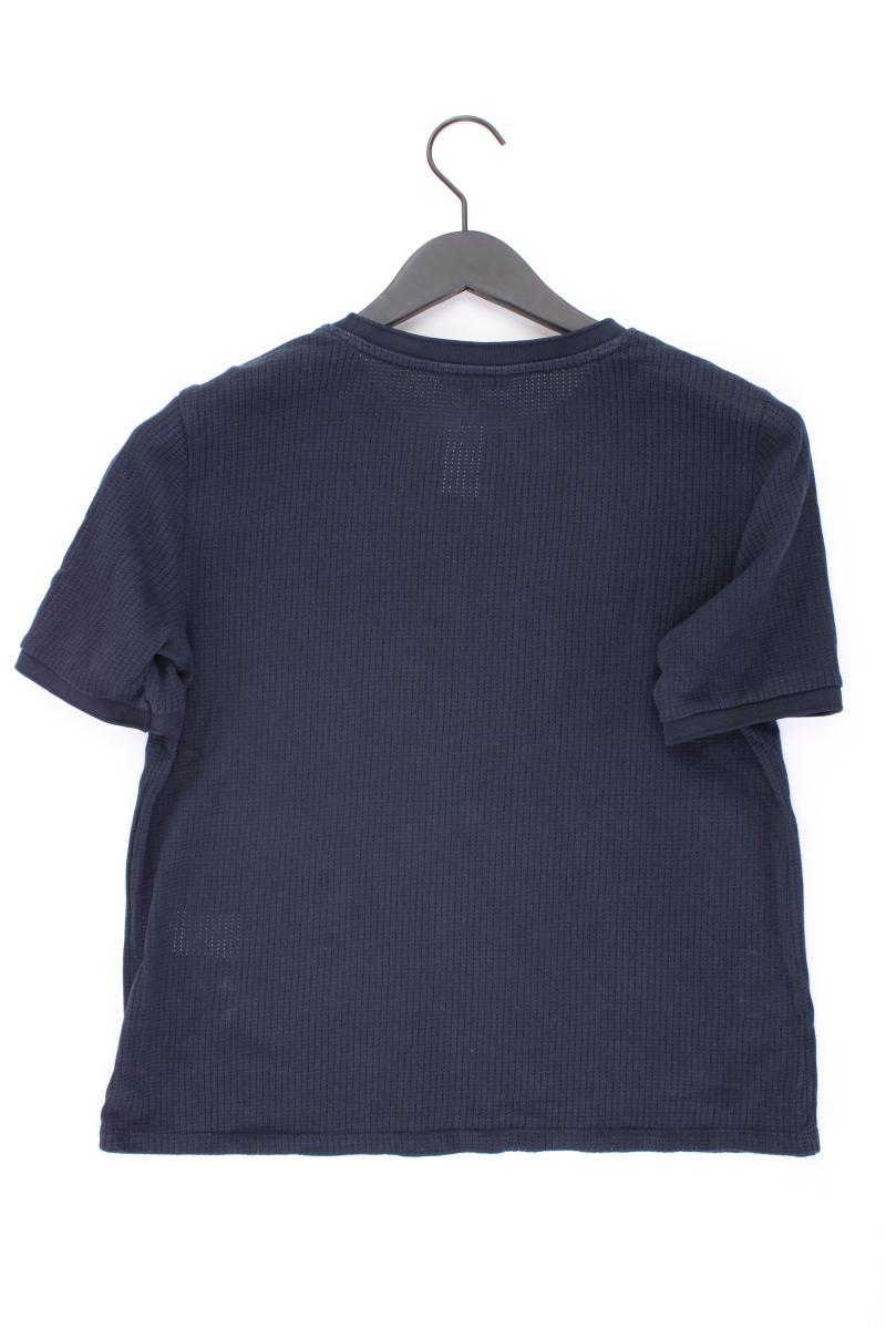 Tom Tailor T-Shirt Gr. M Kurzarm blau aus Baumwolle